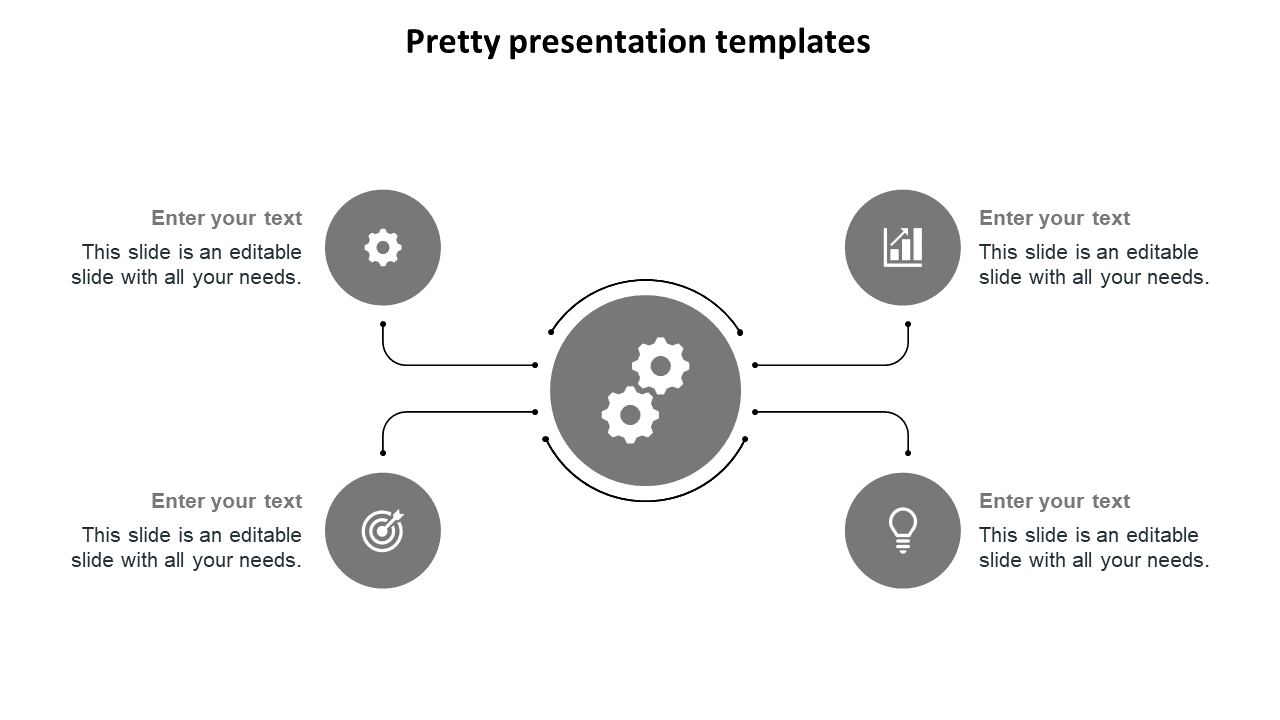 pretty presentation templates-grey